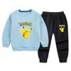 Traje de suéter de otoño para niños y niñas, primavera y otoño 2022, nueva ropa deportiva para bebés, pantalones, traje casual de dos piezas
