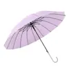 Guarda-chuva impermeável de 16 varetas com cores combinadas, guarda-chuva de cabo longo para dias ensolarados e chuvosos, guarda-chuva automático grande, presente, guarda-chuva publicitário, guarda-chuva reto
