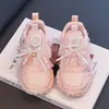 Novidades Primavera/Outono 2026 Sapatos Casuais para Meninas Crianças Grandes 3-12 Anos Sapatos Casuais Sapatos Esportivos Sapatos Infantis Tendência