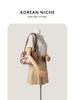 Otoño 2024 Nuevo Estilo Coreano Diseño de Nicho Decoración de Lazo de Amor Bolso de Hombro para Mujer El Más Fácil de Combinar para el Trabajo Bolso Almohada