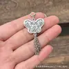 Nuevo Pulsera Estilo Chino Borla Colgante Estilo Étnico Calabaza Lazo Flor de Loto Colgante Cristal Pulsera Plata Antigua Accesorios