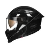 Casco Combinado Rng3C/Punto de 25 Años Casco de Motocicleta Casco de Ciclismo Casco Integral de Motocicleta Casco Medio de Motocicleta Doble Visor Casco 3/4 Ligero