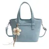 Bolso Cubo Tote de Gran Capacidad Transfronterizo para Mujer 2026 Primavera Nuevo de Moda Versátil con Patrón Granulado Bolso de Hombro Cruzado