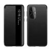 HUAWEI HUAWEI P50 capa de couro liso com janela e aba, com função de suspensão