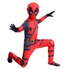 Cosplay de Deadpool Body de una pieza Ropa para actuación en escenario Disfraz Niños Hombre Deadpool Halloween