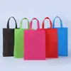 Bolsas no tejidas engrosadas, en stock, ecológicas para venta al por mayor, con alta capacidad de carga, diseño tridimensional e impresión personalizable con texto e imágenes.