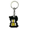 Venta al por mayor del fabricante Llavero de perro lindo Material de epoxi engrosado Colgante de llave para mochila Moda casual Pequeño regalo