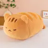 Nueva Almohada de Gato Naranja, Muñeco Gato Pan, Muñeco de Confort para Dormir, Almohada de Cama, Soporte Lumbar para Sofá, Regalo de Cumpleaños al por Mayor