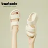 Pantuflas para Mujer 2024 Nuevo Estilo Veraniego para Uso en Exteriores con Faldas, Moda de Alta Gama, Suela Gruesa, Suela Suave, Sandalias de Playa Antideslizantes