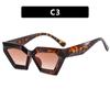 Gafas de Sol Irregulares Kedun Triangulares Estilo Ojo de Gato Nuevo Estilo 2023 Personalizadas Europeas y Americanas Transfronterizas Gafas de Sol Estilo Hip-Hop Callejero