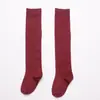 Calcetines Largos de Tejido Liso para Niños Otoño e Invierno 2017 Nuevos Calcetines Largos de Color Sólido Calcetines de Algodón para Niños 6001