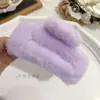 Presilha Mao Mao outono e inverno pelúcia presilha de cabelo grampo de cabelo marrom leite grande parte de trás da cabeça prato de cabelo pinça tubarão acessórios de cabelo feminino atacado