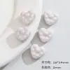 Patas de Gato Coração Fofas Contas de Cerâmica Contas Soltas Contas para Enfiamento Pulseiras Colares Artesanais DIY Enfeites Pingentes Acessórios Materiais