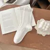 Nuevos calcetines altos antideslizantes 100% algodón, calcetines para pantorrilla sin costuras estilo universitario otoño e invierno, calcetines altos adelgazantes estilo japonés y coreano