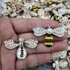 Fivela de Gravata, Broche de Colar de Corrente de Contas, Pingente DIY Personalizado Estilo Coreano, Enfeite de Cabeça de Flor, Pingente de Cabelo de Cristal W420