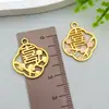 Colgante de Color Dorado Antiguo Conservador del Color Atractor de Fortuna Auspicioso con Goteo de Aceite para Pulsera Collar DIY Accesorios de Joyería