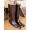 Botas Altas de Mujer con Tacón Oculto de 5 cm, Punta Fina, Colección Otoño/Invierno 2026, Botas Adelgazantes para Montar, Versátiles para el Trabajo, Botas de Caña Recta