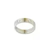 Anel de Cartão V-Gold Moda Anéis de Casal de Aço Titânio Anel de Cartão Sem Diamantes Três Diamantes Estilo Europeu e Americano Personalizado Venda Direta de Fábrica