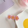 Horquilla Coreana Color Caramelo Estilo Simple Flor Pequeña Pinza de Una Palabra Pinza para Flequillo Pinza de Pico de Pato Tocado Accesorios para el Cabello Venta al por Mayor