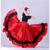 Traje de Falda de Baile de Corrida de Toros Latina Falda de Baile Grande Falda de Danza del Vientre Traje de Práctica Rendimiento Adulto Metabo
