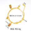 Pulsera con campana de la marca vietnamita Shajin Jixiang, estilo retro, de alta calidad, ligera, de lujo, resistente a las caídas, accesorios Yiwu.