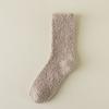 Calcetines de Coral Fleece de Invierno para Hombre, Calcetines Largos Gruesos y Cálidos para Dormir, Calcetines de Felpa para el Hogar