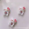 Resina Sanrio Melody Cão Canela Kuromi Pacha DIY Copo de Cola Creme Acessórios de Cabelo para Geladeira Fivela de Sapato Adesivo
