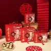 Caja de Dulces para Boda China, Caja de Regalo Especial de Alta Gama para Boda y Compromiso, Caja Vacía, Bolsa de Regalo Satchel para Dulces de Boda