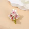 Moderna Flor de Ojal Broche Transfronterizo Broche Mariposa Antiexposición para Mujer de Gama Alta Nuevo Corsage de Nicho de Gama Alta
