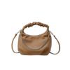 Bolso de Mano Transfronterizo para Mujer 2024 Nueva Moda Combinable Bolso Bandolera para Mujer Nicho Bolso Dumpling Elegante Bolso de Hombro