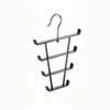 Cabideiro gancho dupla face V-shaped para uso doméstico, cabideiro multifuncional de vários níveis para dormitório, cabide de guarda-roupa