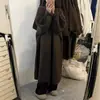 Cárdigan de Punto Grueso Holgado Doble Cara Nuevo Estilo 2026 Otoño e Invierno Talla Grande Estilo Perezoso Suéter Abrigo de Manga Larga para Mujer