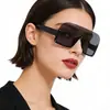 Venta Directa de Fábrica Estilo Tiktok Montura Media de Moda Multicolores Pieza Única Gafas de Sol Estilo Gafas Transfronterizas Europeas y Americanas