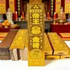Ladrillos de oro imperiales productos semiacabados al por mayor, 2000 piezas, espesor manual, alto brillo, suministros sacrificiales tradicionales, fabricante de lingotes de oro