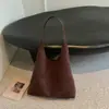 Bolsa tote casual de grande capacidade, bolsa de camurça para trabalho e deslocamento, bolsa de ombro simples, bolsa tote única estilo francês