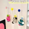 Organizador de Prendedores de Cabelo de Parede para Banheiro, Elásticos, Presilhas de Cabelo, Haste para Armazenamento de Esponja de Banho, Gancho de Parede sem Furo