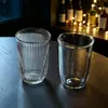 Copo de Vidro com Tampa Flip-Top de Alto Valor para Nicho, Copo Doméstico de Grande Capacidade, Transparente, para Bebidas Frias, Copo de Café com Borda Enrolada