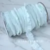 Borda de Renda com Babados de Tecido Colorida em Estoque 2,2cm para Lingerie, Roupas de Bebê, Decoração Artesanal, Elástico