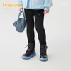 Leggings para niñas de la marca Balabala, pantalones para niños para otoño, pantalones elásticos para niños mayores, tela cepillada, modernos, cómodos y lindos