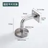 Acero Inoxidable 304 Soporte de Pared Sólido Conector de Pasamanos de Escalera Soporte de Barandilla Marco de Soporte Accesorios Min Shihua
