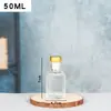 Em estoque Garrafa de Aromaterapia Sem Fogo Garrafa de Aromaterapia Coluna Romana Garrafa de Vidro Transparente para Aromaterapia Garrafa de Aromaterapia de Rattan para Casa e Carro