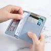 Titular do Cartão Masculino Ultra-fino Mini Carteira Multi-função Carteira de Motorista Coldre Multi-card Anti-degaussing Certificado Titular do Cartão Titular do Bilhete