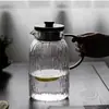 Chaleira de Resfriamento de Vidro Espesso Resistente ao Calor Resistente a Altas Temperaturas Chaleira para Suco Anti-Explosão Grande Capacidade Transparente Chaleira Doméstica terno