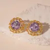 Pendientes de borla geométrica de diamante transfronterizos Europa y Estados Unidos pendientes de lujo ligero sensación de alta gama pendientes de temperamento nicho Joker pendientes al por mayor
