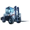 Montacargas Todoterreno, Tracción en las Cuatro Ruedas, Montacargas Diésel Totalmente Automático de 3 Toneladas, Montacargas de Ingeniería Diésel con Tracción en las Cuatro Ruedas Tipo Carga