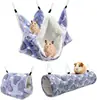 Bolsa de miel musaraña hamaca de doble capa visón cobaya mascota pequeña hamaca de doble capa túnel para mascotas pequeñas hámster nido colgante