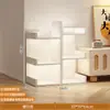 Estante de Livros Simples Prateleira de Chão Rack de Armazenamento Armário de Parede Integrado para Sala de Estar Armário de Armazenamento Rack de Armazenamento Doméstico Estante de Livros para Escritório