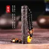 Encendedor de Fuego Tradicional Antiguo Encendedor de Cigarrillos Recargable por USB Retro Antiguo Sándalo Regalo para Novio