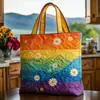 2026 Nova Série Transfronteiriça de Borboletas Estampa Digital Moda Bolsa de Ombro Acolchoada Tote