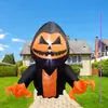 En Stock Halloween 116.55cm Pegatinas para Ventana Fantasma Negro Calabaza LED Inflable Decoración de Halloween Accesorios